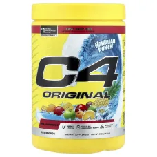 C4 / Cellucor, C4® Original, Pre-Workout, Hawaiian Punch® Fruit Juicy Red™, 15.9 oz (450 g)C4 Cellucor C4® предтренировочный комплекс