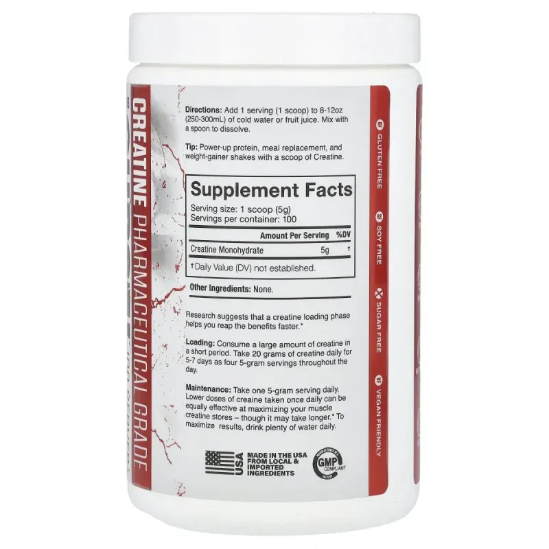 JNX Sports, The Curse, Creatine, Unflavored, 17.6 oz (500 g)