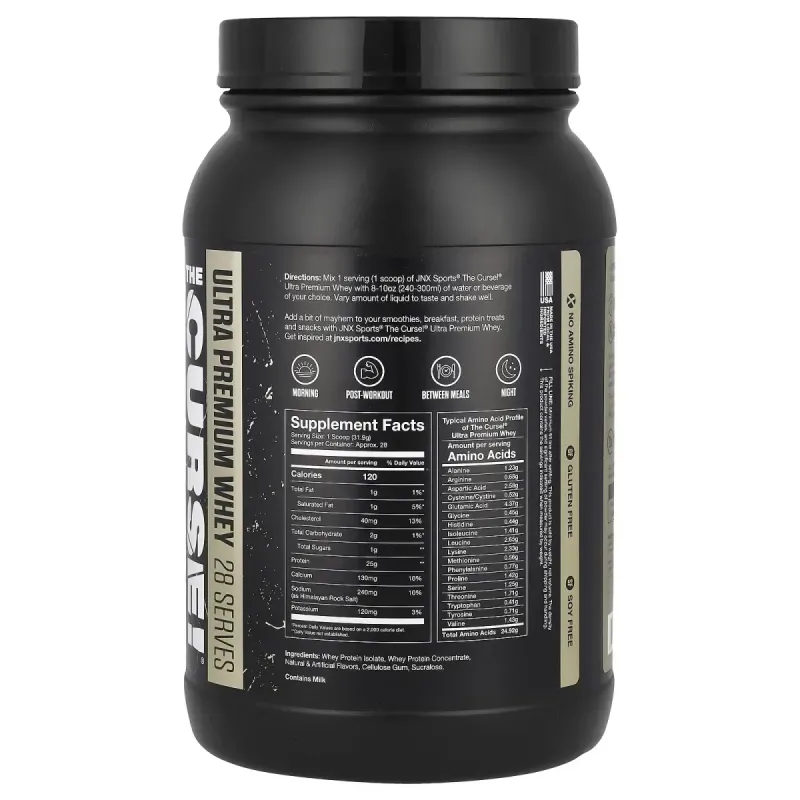 JNX Sports, The Curse!® Ultra Premium Whey, Vanilla Bean, 2 lb (907.2 g)