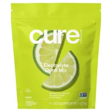 Cure Hydration, зволожувальна суміш із електролітами, лайм, 14 пакетиків по 8,3 г (0,29 унції)