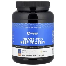 Designs For Health, Designs For Sport®, Grass-Fed Beef Protein, Vanilla, 1.8 lbs (810 g)