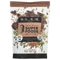 3 порошка протеина семян, шоколад, Super Foods, 3 Seed Protein Powder, Chocolate, Dr. Murray's, 453.5 г