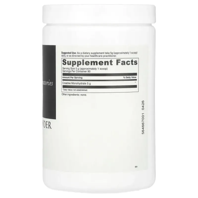 DaVinci Laboratories of Vermont, Creatine Powder, Unflavored, 450 g