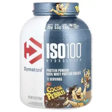 100% изолят сывороточного протеина галька какао Dymatize Nutrition (ISO100 Hydrolyzed 100% Whey Protein Isolate Cocoa Pebbles) 2,3 кг