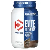 100% сывороточный протеин Elite с насыщенным шоколадным вкусом, Dymatize Nutrition, 907 г
