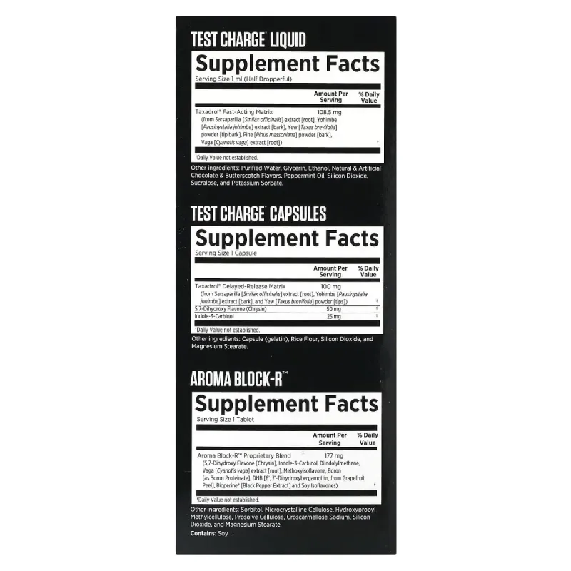 EFX Sports, Test Charge, Testosterone Support Kit, 1 Kit