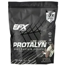 EFX Sports, Protalyn® Whey Protein Isolate, Cookies & Cream, 2 lb (907 g)