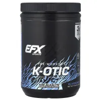 EFX Sports, K-otic® Pre-Workout, лохина, 500 г (1 фунт 1,64 унції)