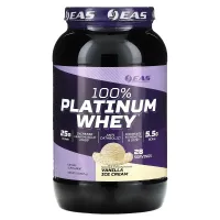 EAS, 100% Platinum Whey, ванільне морозиво, 907 г (2 фунти)
