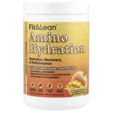 Fit & Lean, Amino Hydration, з персиком і мангом, 350 г (12,3 унції)