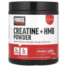 Force Factor, Creatine + HMB Powder, Unflavored, 8.85 oz (250.8 g)
