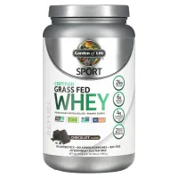 Сироватковий протеїн ізолят смак шоколаду Garden of Life (Sport Grass Fed Whey) 672 г