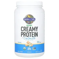 Garden of Life, органічний кремовий протеїн із порошком вівсяного молока, ванільне печиво, 860 г (1 фунт 14,34 унції)