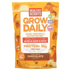 Healthy Heights, Grow Daily, Whey Protein & Nutrition Mix, For Boys 10+, Chocolate, 23.6 oz (670 g)