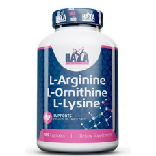 Haya Labs, L-Arginine/L-Ornithine/L-Lysine - 100 капс