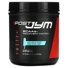 BCAA і відновлення після тренування, BCAAs + Recovery Matrix, Blue Artic Freeze, JYM Supplement Science, 630 г
