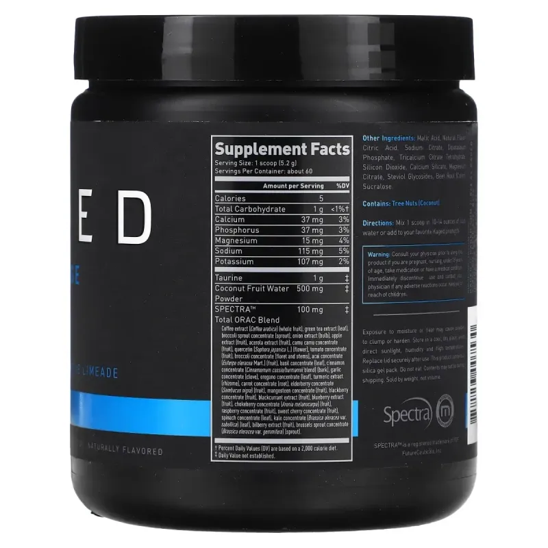 Hydra-Charge, аблочний лаймад, Kaged Muscle, 10,16 унц (288 г)