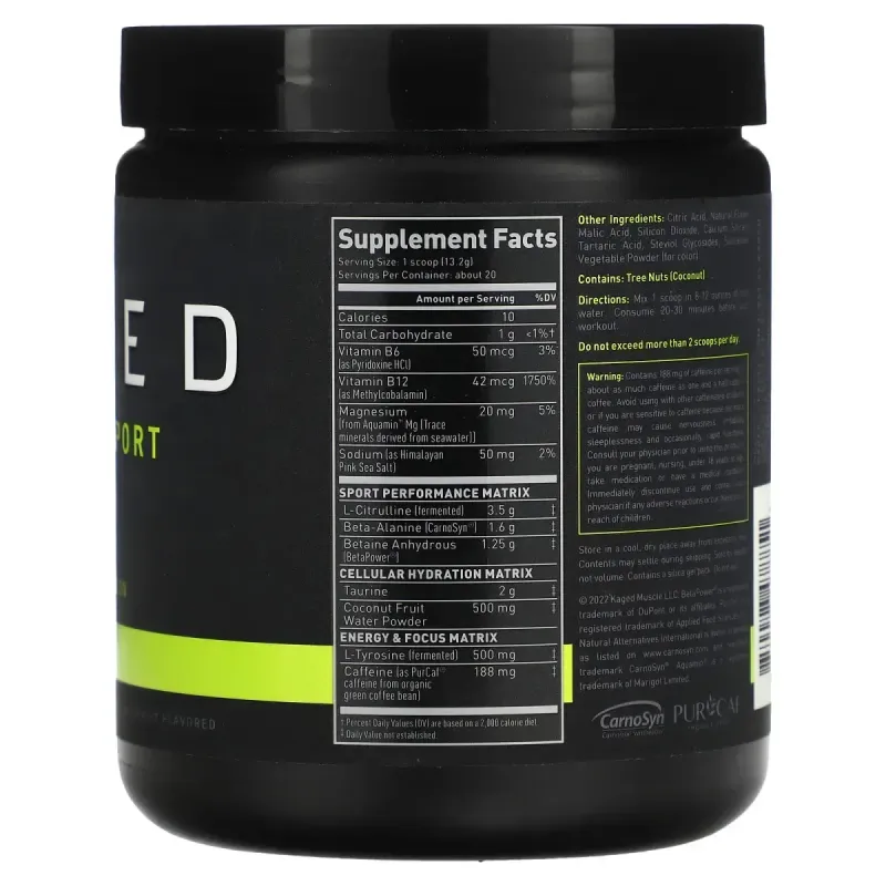 Kaged, Pre-Workout, Sport, Watermelon, 9.17 oz (260 g)