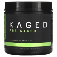 Kaged, PRE-KAGED, перед тренуванням, хрусткий смак із яблуком, 592 г (1,3 фунта)