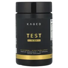 Kaged, Elite Series, Test, Testosterone + Nitric Oxide Support, 90 Capsules