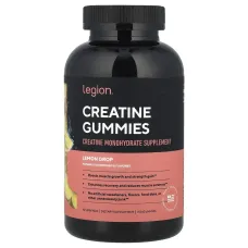 Legion Athletics, Creatine Gummies, Lemon Drop, 150 Gummies
