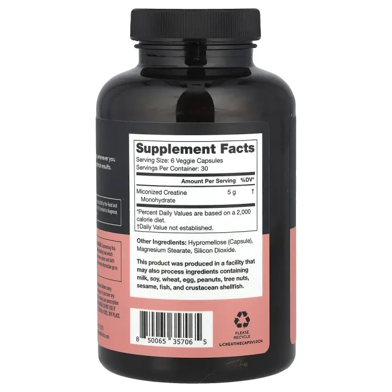 Legion Athletics, Creatine, 180 Capsules (0.83 g per Capsule)