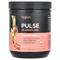 Legion Athletics, Pulse, Pre-Workout Drink, Strawberry Kiwi, 1.1 lbs (500 g)