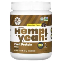 Органическая конопля Yeah !, смесь растительных белков, со вкусом шоколада, Manitoba Harvest, 454 г