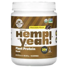 Органическая конопля Yeah !, смесь растительных белков, со вкусом шоколада, Manitoba Harvest, 454 г