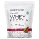 Dr. Mercola, Pure Power, Organic Whey Protein, Strawberry, 1 lb 4.6 oz (585 g)
