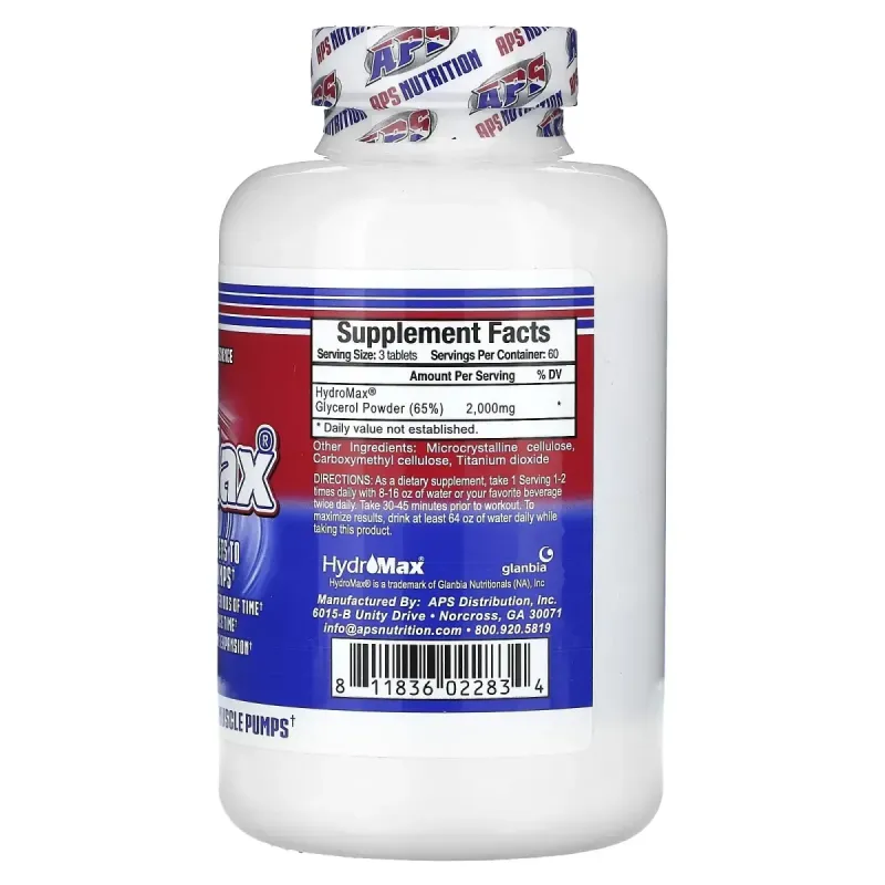 APS, HydroMax, 180 Tabs