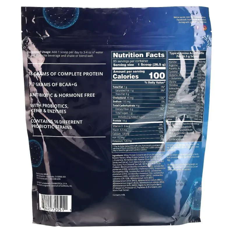 Сироватковий протеїн смак ванілі MRM (Metabolic Whey) 2.270 г