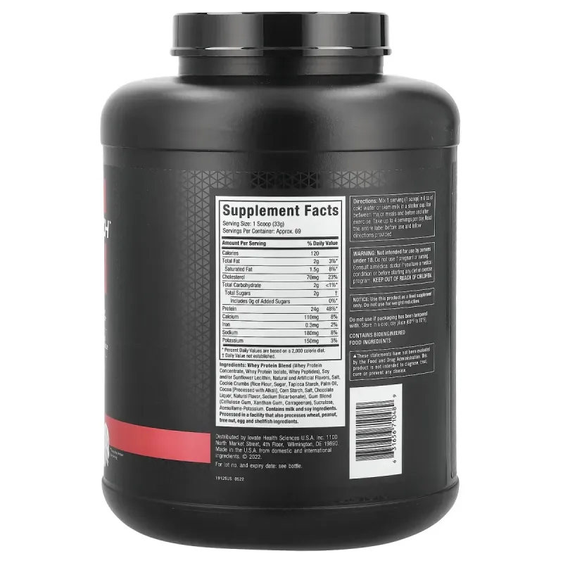 Сироватковий протеїн смак печива і вершків Muscletech (Nitro-Tech 100% Whey Gold) 2.51 кг