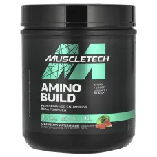 Muscletech, Amino Build, аминокислоты, клубника и арбуз, 593 г (20,92 унции)