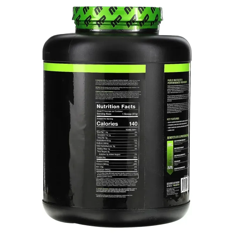 MusclePharm, Combat Protein Powder, Chocolate Milk, 6.2 lb (2,831 g)