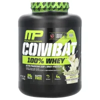 MusclePharm, Combat 100% Whey, добавка з банановим молоком, 2,25 кг (5 фунтів)