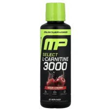 MusclePharm, Select L-Carnitine 3000, Sour Cherry , 16 fl oz (480 ml)MusclePharm Select L-карнитин