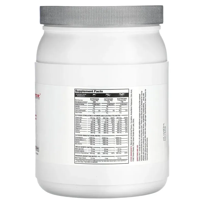 Metabolic Nutrition, GlycoLoad, Green Apple, 600 g