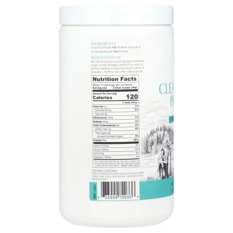 Mt. Capra, Clean Whole Protein + Fermented Protein, 14.1 oz (400 g)