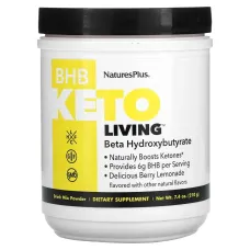 BHB Keto Living, ягодный лимонад, Nature's Plus, 7,4 унц. (210 г)