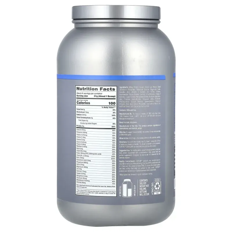 Протеїновий порошок без вуглеводів Isopure, вершкова ваніль, Nature's Best, IsoPure, 3 фунти (1361 г)