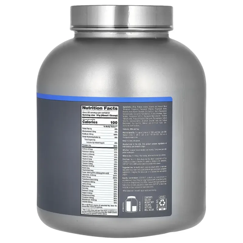 IsoPure, белковый порошок, ноль углеводов, сливочная ваниль, Nature's Best, IsoPure, 2,04 кг