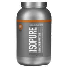 IsoPure, Белковый порошок, Низкоуглеводный, Шоколад и арахисовое масло, Nature's Best, IsoPure, 1,36 кг