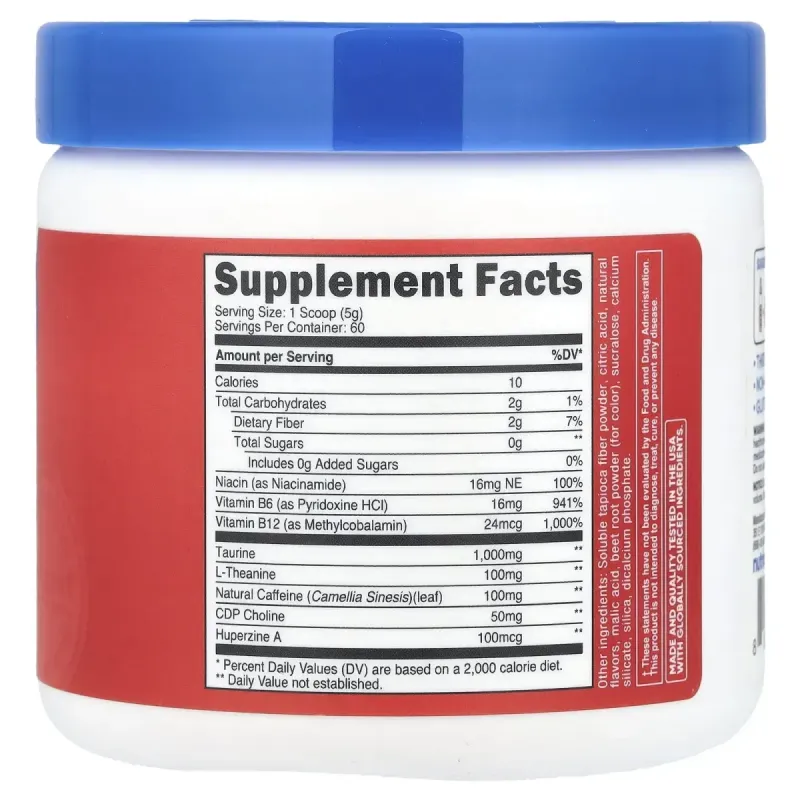 Nutricost, Energy, Clean Energy Powder, Fruit Punch, 10.9 oz (306 g)