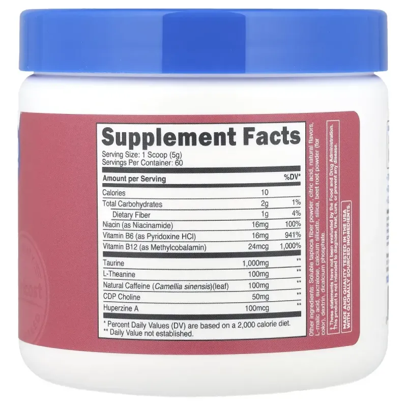 Nutricost, Energy, Clean Energy Powder, Passionfruit Guava, 10.7 oz (300 g)