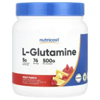 Nutricost, L-Glutamine, Fruit Punch , 17.9 oz (500 g)