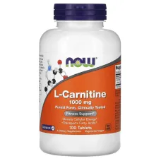 Карнитин Now Foods (L- Carnitine) 1000 мг 100 таблеток