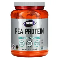 Гороховий протеїн без смаку Now Foods (Pea Protein) 907 г