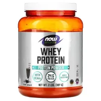 Сывороточный протеин вкус сливочного шоколада Now Foods (Whey Protein) 907 г