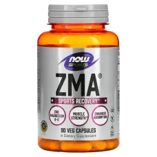 Цинк Магний Витамин В6 для спорта Now Foods (ZMA Sports) 90 капсул